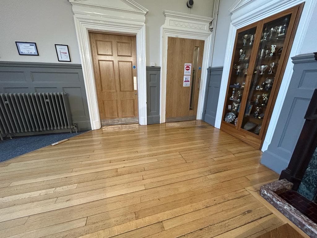 School Reception new flooring supplied and installation from Ironwood Flooring Services in Hertfordshire