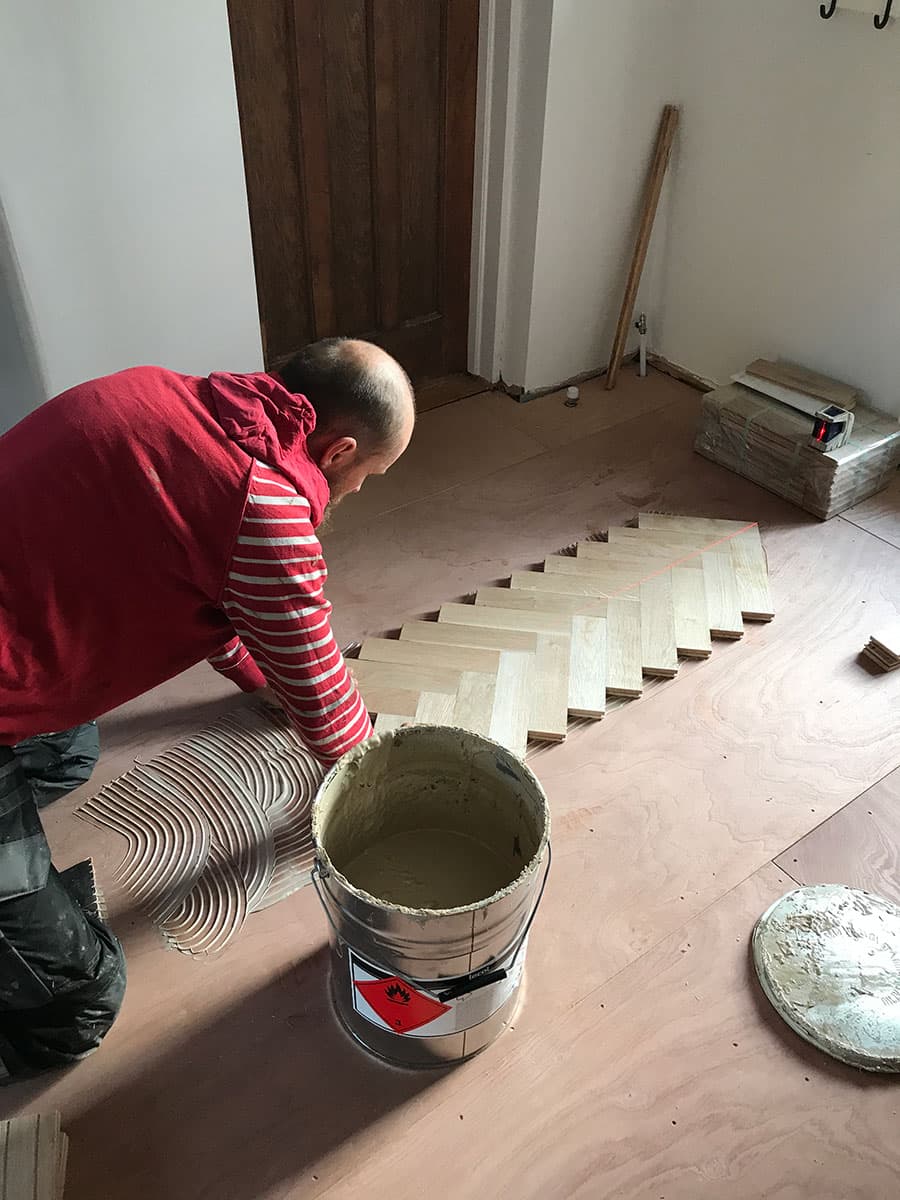 Oak Parquet Herringbone, Kings Langley 07