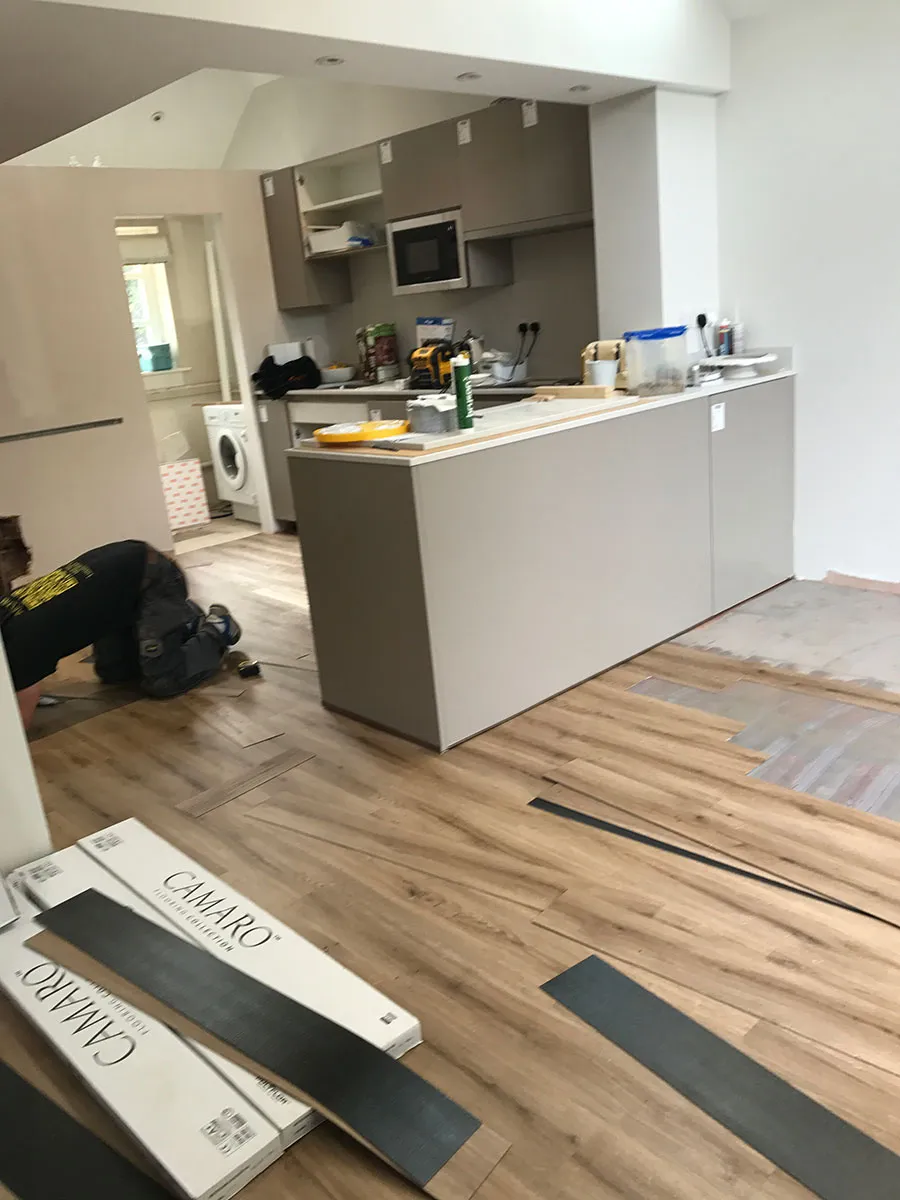 LVT Kitchen Diner Harpenden 06